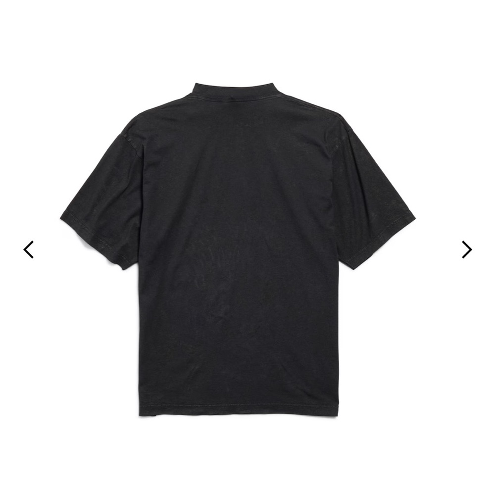 Balenciaga City Of Angels T-Shirt in faded black dry jersey for Women and Men - Picture 3 of 5